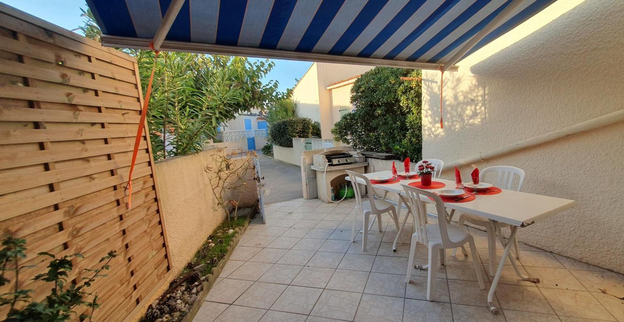 L'Azur - Maison Avec Terrasse Proche Plage Le Barcarès Exterior foto